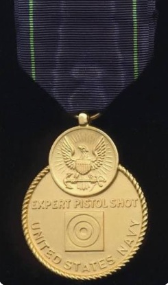 Navy Expert Pistol Shot Medal